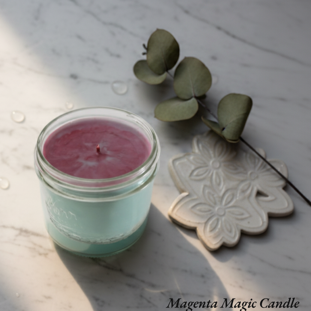 Magenta Magic Candle
