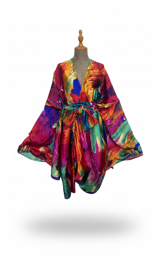 The Royal Spectrum Luxury Kimono Robe